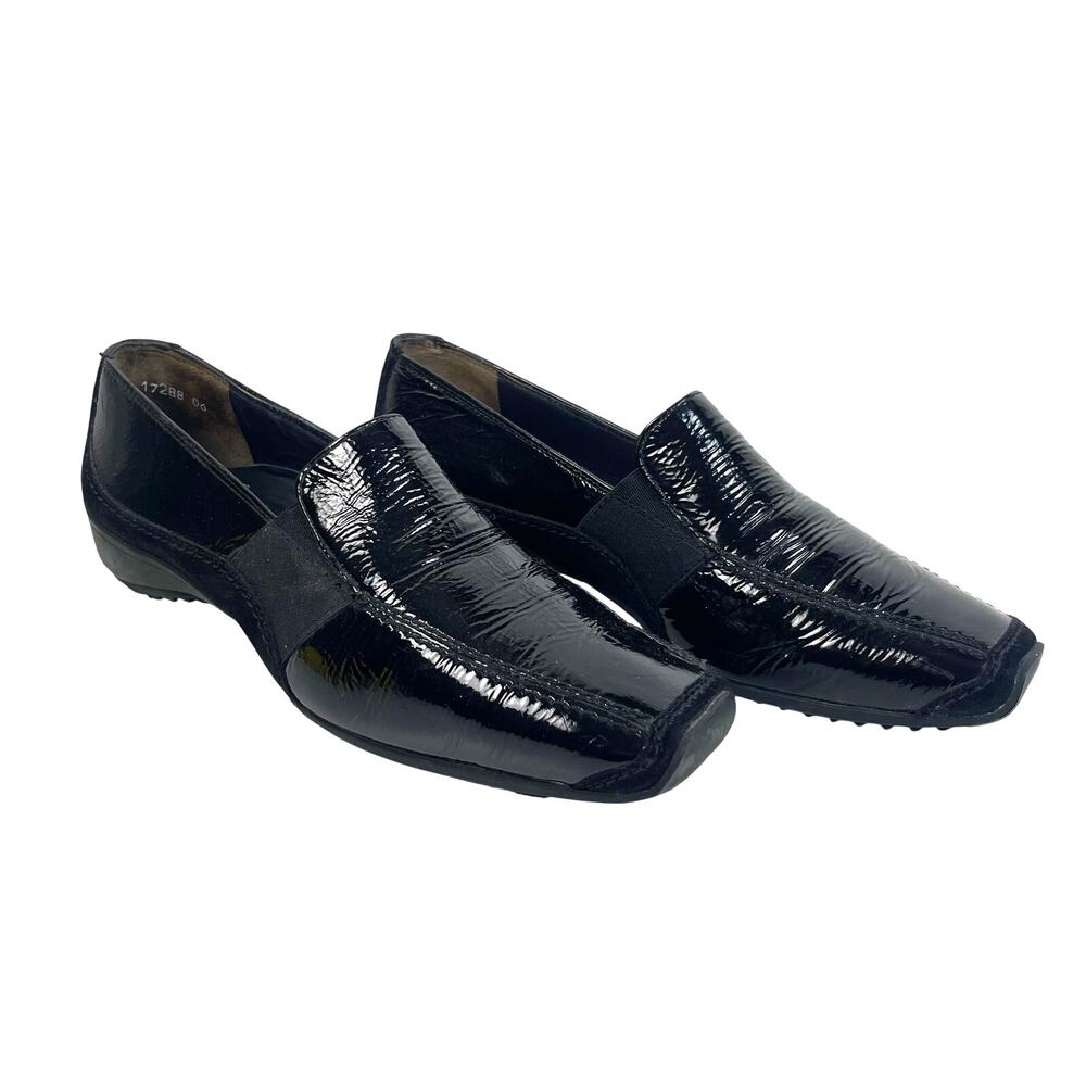 Paul Green Munchen Black Slip-On Flats: Size 7.5